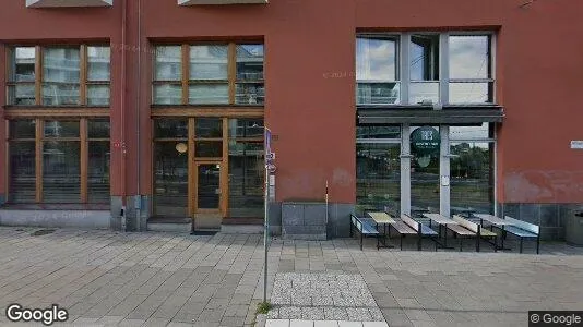 Lägenheter till salu i Hammarbyhamnen - Bild från Google Street View