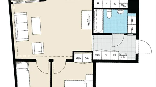 Rum i Göteborg Centrum - foto 1